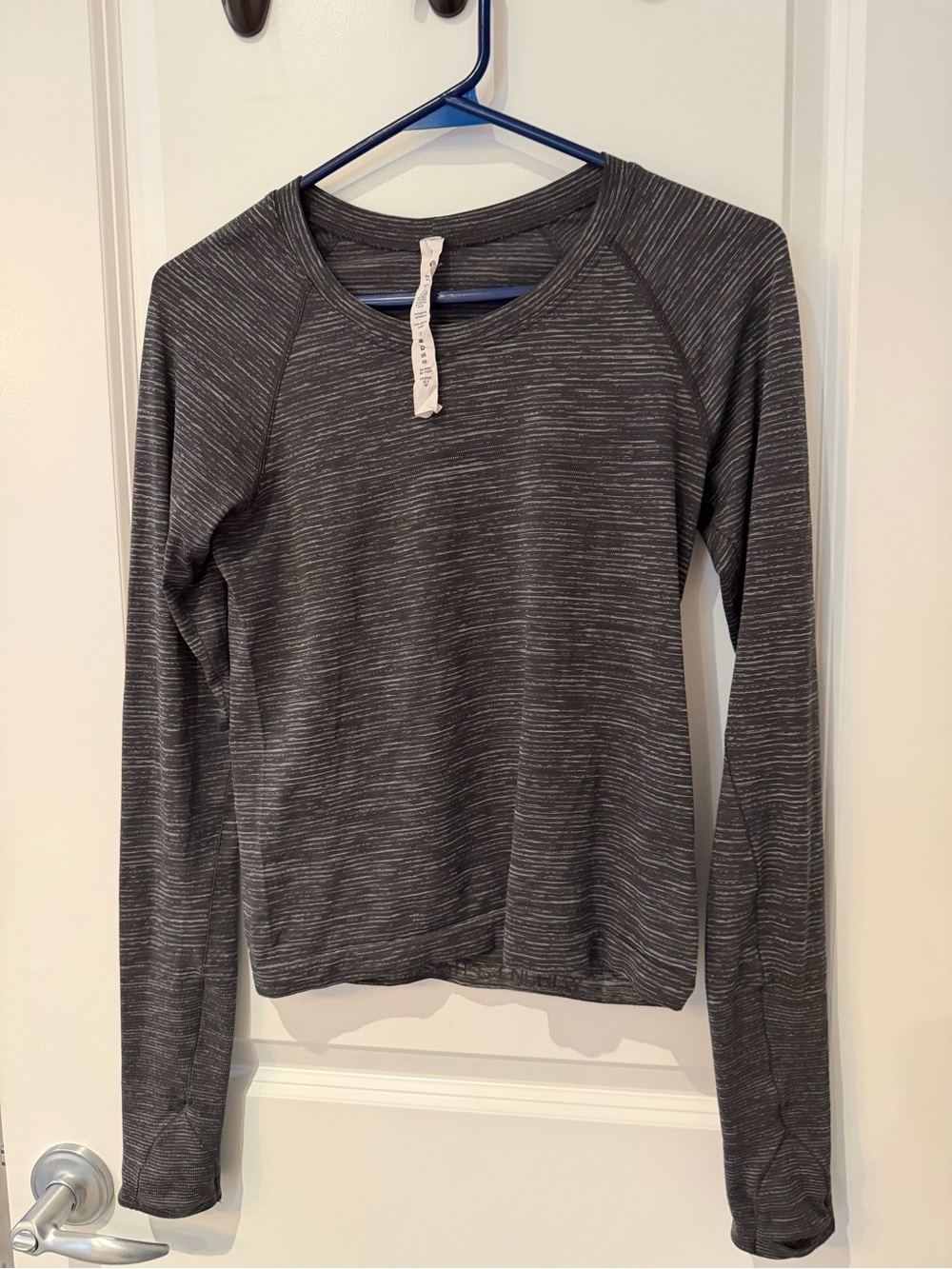 lululemon athletica Heathered Charcoal Long-Sleeve Crew